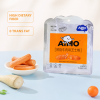 Bâtonnets de fromage cuits au four non frits, 0% de graisses trans, riches en fibres, collation croustillante et savoureuse, sachet de 90g, vente en gros, OEM personnalisé