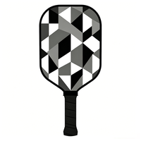 Raquette de pickleball personnalisée en fibre de verre, noyau en nid d'abeille PP 16 mm, design portable pour l'entraînement, couleur de cadre personnalisée, écologique