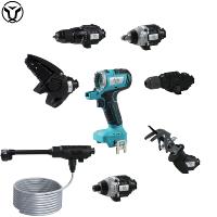 YUTUO interchangeable multi tête brushless bricolage 18 volts 20v kit combo électrique multifonction ensemble sans fil outils électriques en vrac