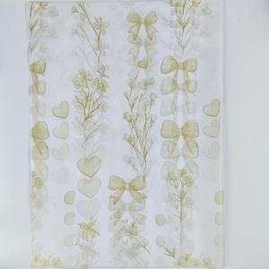 Papel de Seda Rosa de 50*70cm con Diseño de Mariposas y Flores Verdes, Papel de Seda al por Mayor para Empacar Artículos Frágiles - Product Image 4