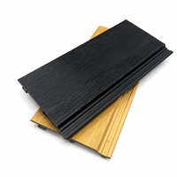 Panneau extérieur WPC coextrudé haute durabilité pour bardage extérieur de bâtiments résidentiels avec système d'interverrouillage facile
