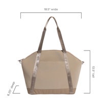 Sac à langer personnalisé en néoprène pour les voyages et la randonnée, grande capacité, imperméable, multifonctionnel, sac fourre-tout pour maman