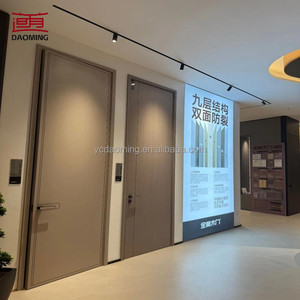 Puerta Interior de Madera para Apartamentos y Hoteles, Puerta de Madera Contrachapada HDF con Revestimiento de MDF, Puerta de Madera Laminada para Dormitorio - Product Image 4