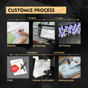 Mặt dây chuyền, khuyên tai, khuyên mũi, trang sức body piercing bằng vàng 14K nguyên chất, đầu ren ngoài, đính đá CZ, sản xuất theo yêu cầu. - Product Image 6