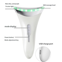 Outil de massage du visage et du cou, appareil de lifting du cou et du visage pour femmes et hommes, instrument de beauté