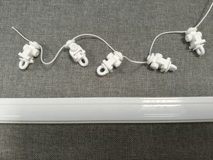 Corredores de cortina S Wave con ruedas, ganchos planeadores, rodillos de rueda silenciosos, polea portadora, onda ondulada, cortina plegable S, corredores de riel de pista - Product Image 3