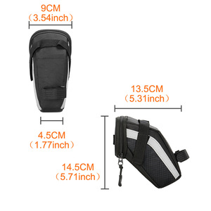 Bolsa Trasera Impermeable para Bicicleta B-SOUL, Bolsa de Sillín para Bicicleta de Montaña y Carretera, Accesorio de Ciclismo Resistente a la Lluvia, Bolsa Trasera Duradera para Asiento Trasero - Product Image 4