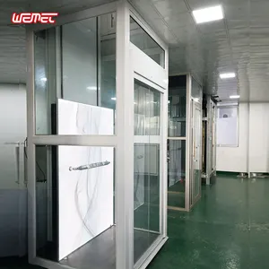 Wemet hydraulic1/2/3フロア乗客用リフトシャフトレスリフトピットレスリフトホームハウス用パーソナルエレベーター