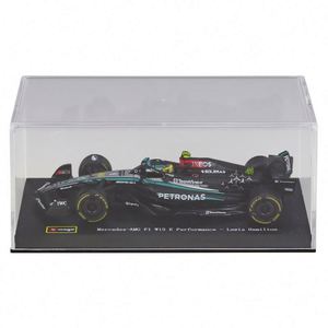 Modèle de voiture de course Formule 1 en alliage moulé sous pression 1:43 2024, style F1, véhicule à roues ouvertes, avec vitrine en acrylique, objet de collection, vente en gros - Product Image 1