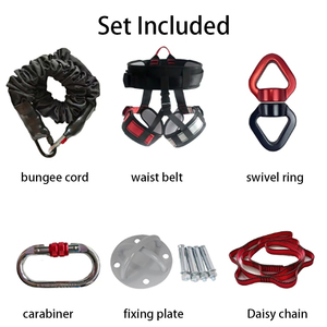 Équipement de Bungee Fitness Intérieur : Ceinture de Vitalité, Kit de <span class=keywords><strong>Yoga</strong></span> Aérien Suspendu à Domicile, Bande Élastique pour Danse Volante, Ensemble de Bungee Jumping Aérien - Product Image 5