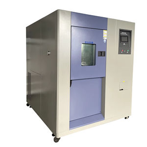 Chambre d'essai à haute basse température de prix usine-60 Celsius à + 150 Celsius Test de choc thermique matériel en acier - Product Image 1