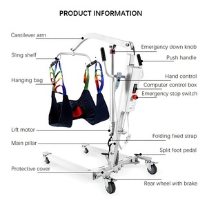 Elevador de Techo Eléctrico para Pacientes KSM-210, Portátil, Plegable, con Eslinga para Traslado de Pacientes Discapacitados y Ancianos - Product Image 3