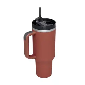 Botol air termal grosir ramah lingkungan luar ruangan kontrol suhu pintar travel coffee ember travel mug dengan pegangan tutup