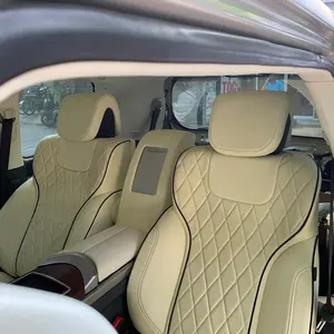 Asiento VIP SUV para coche, silla de lujo con masaje, ajustable, con reposapiés, LC