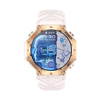 Reloj Inteligente Deportivo de Lujo KC91 con Linterna, Resistente al Agua 3ATM, Pantalla de 1.39 Pulgadas, Monitoreo de Salud GPT, Reloj Inteligente para Hombre con GPS