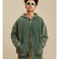 Sudaderas con Capucha de Alta Calidad para Hombre, Sudaderas Unisex con Botones, Venta al por Mayor, Personalizadas, 400g, Primavera, Logotipo Bordado en 3D
