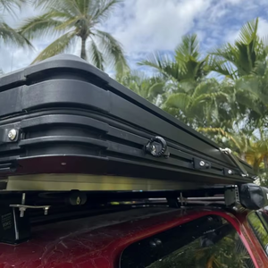 Nouvelle tente de toit pour voiture SUV, <span class=keywords><strong>camping</strong></span> en plein air, quatre saisons, double couche, type à armature droite, 4 personnes, tente de toit facile à installer - Product Image 4