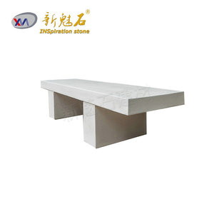 Nuevos Materiales de Construcción de Piedra UHPC, Banco de Jardín XMS006, Banco de Hormigón de Alto Rendimiento para Parques y Espacios Exteriores - Product Image 2