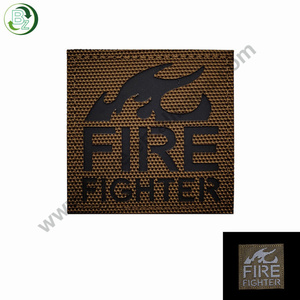 Fire Fighter Extra Tactical IR Reflective Patches mit Klett verschluss für den Rucksack - Product Image 4
