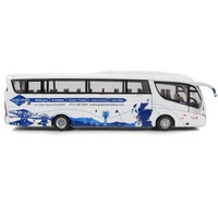 Modèles de bus à l'échelle 1/76 personnalisés, modèles de bus de tourisme en métal moulé sous pression, collectionnables