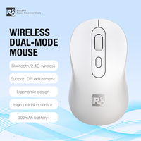 OEM ODM Kustom Mouse Kantor Nirkabel Dual Mode Isi Ulang Senyap untuk PC Notebook Laptop