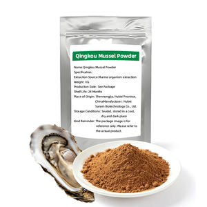 Polvo de mejillón de labios verdes de <span class=keywords><strong>Nueva</strong></span> <span class=keywords><strong>Zelanda</strong></span>, extracto de hierbas de grado alimenticio con alta proteína, Concha cultivada salvaje, bolsa de tambor empaquetada, MOQ 1kg - Product Image 1