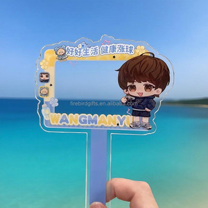 Bastone per Check-in Personalizzato per Laurea, Borsa da Viaggio in Acrilico con Disegni Cartoon, Cornice Portafoto in Plastica a Forma di Animale - Product Image 4