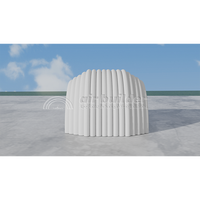 Structure de stockage gonflable imperméable durable de conception innovante, hangar pour hélicoptères et avions, tente d'abri