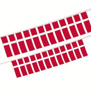 ธงประดับตกแต่งงานฟุตบอลในร่มและกลางแจ้ง ขนาด 5.5x8 นิ้ว แบบเชือกเดนมาร์ก ขายส่ง 20 ชิ้น/ชุด ทำจากวัสดุโพลีเอสเตอร์ - Product Image 1