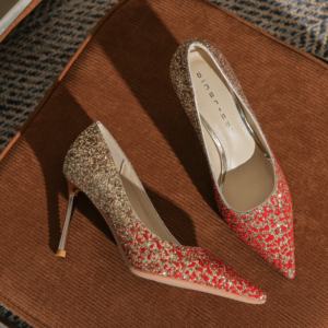 Chaussures à talons hauts pour femmes, style élégant et coordonné, parfaites pour les événements formels et les mariages, intemporelles et jamais démodées - Product Image 3