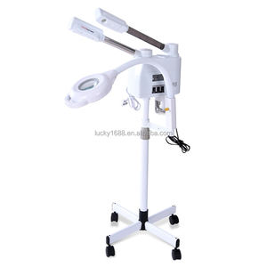 Lámpara de aumento con vaporizador facial para análisis de la piel, soporte de suelo ajustable de fábrica, venta al por mayor, 8x - Product Image 2