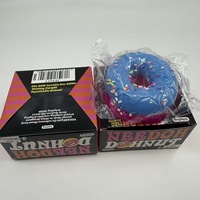 Squishies Donut Halloween à Remontée Lente, Jouets Anti-Stress à Presser, Jouet Sensoriel Fidget pour Enfants, Cadeaux de Fête