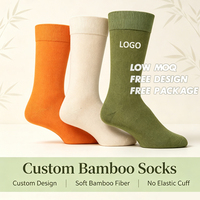Chaussettes en Fibre de Bambou Personnalisées ZONEKKI – Écologiques, Anti-Bactériennes, Respirantes – Chaussettes Habillées et Professionnelles Personnalisables – Direct Usine