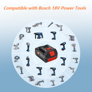 סוללת ליתיום סיטונאית 10.8V 12V 14.4V 18V 6Ah 10Ah עבור כלי עבודה חשמליים של Bosch 12V <span class=keywords><strong>14.4</strong></span> וולט 18V מקדחה מפתח פגיעה - Product Image 6