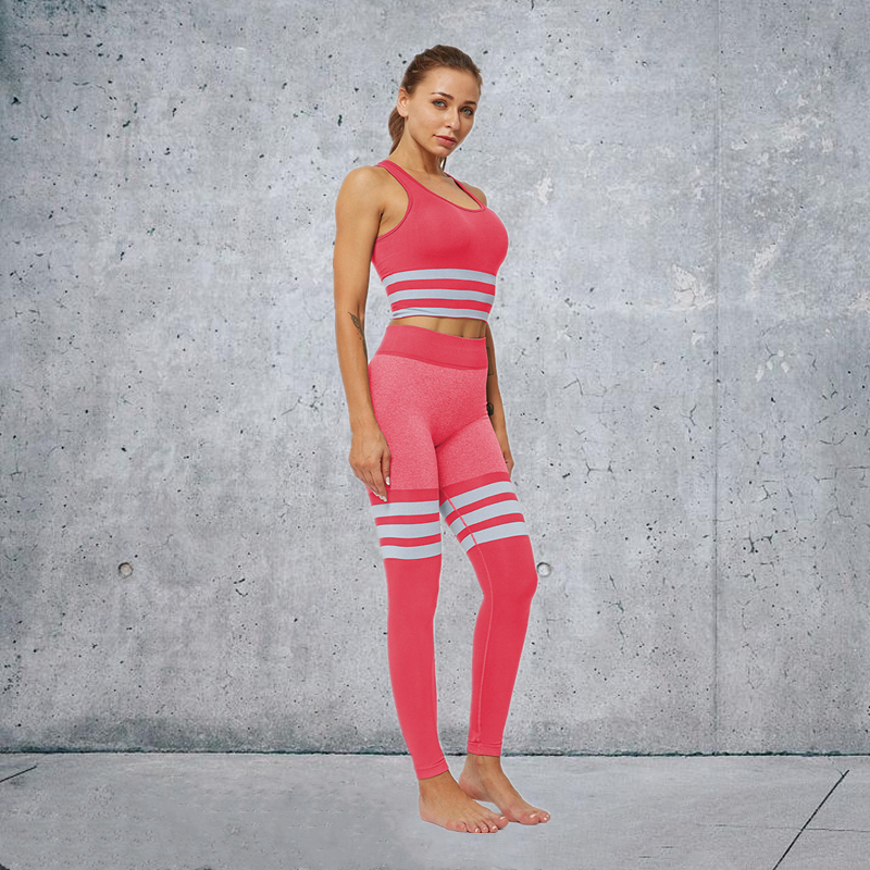 HOT 10 colors Fashion Modern Breathable Workout Clothing Popular Women Active Wear Yoga Set hygroscopic