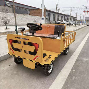 Camion à plat électrique à quatre roues personnalisé Plateau électrique polyvalent et diversifié pour ferme d'élevage - Product Image 1