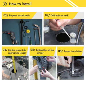 GPS 추적 차량 연료 탱크 레벨 센서 레벨 인디케이터 0-5V RS232 RS485 신호 출력 연료 레벨 센서 GPS - Product Image 5