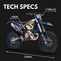 Motocicleta Eléctrica Talaria X3 Design de 35KW y 2 Tiempos, Todoterreno, 220km de Autonomía, 110km/h, Freno de Disco Doble, para Adultos