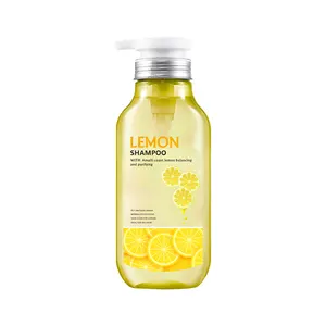 Shampoo per capelli con etichetta privata Shampoo per il controllo dell'olio di limone senza solfati organici puri adulti Gel per capelli al rosmarino femminile