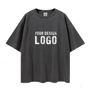 Camiseta de Hombre Extra Grande con Estampado Personalizado, Lavado Ácido, Estilo Vintage, Moda Urbana, Media Manga, Gimnasio, Deporte, Holgada - Product Image 4