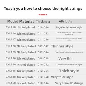 <span class=keywords><strong>Cordes</strong></span> <span class=keywords><strong>de</strong></span> <span class=keywords><strong>guitare</strong></span> <span class=keywords><strong>électrique</strong></span> D'Addario EXL120 110, lot <span class=keywords><strong>de</strong></span> 6 pour 09 010, <span class=keywords><strong>cordes</strong></span> rondes super légères - Product Image 2