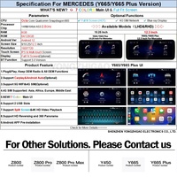 Reproductor multimedia de dvd para coche, dispositivo con pantalla estéreo de 12,3 pulgadas, android 12, 8 núcleos, gps, w204, para mercedes benz GLC Clase C