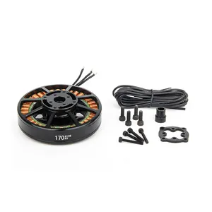 Disesuaikan 8108 100KV 170KV efisiensi tinggi tahan air brushless motor UAV paramotor untuk pesawat multirotor