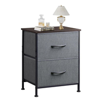 Table de chevet moderne en tissu non tissé, meuble de rangement, petite étagère de salon, table d'appoint de canapé