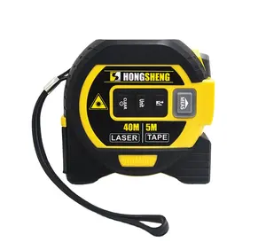 Electronic Digital Display 3 IN 1 Multi-Function 40 Meters laser tape Rangefinder With metal tape