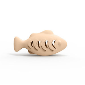 Best-selling Leaky Fish Clean Teeth and Amuse <b>Cat</b> Silicone <b>Toy</b> for <b>Cats</b> - Product Image 6