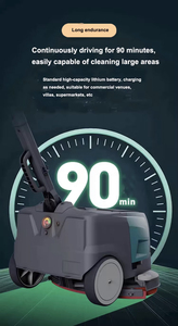 M430B Machine de nettoyage de sol pliante populaire épurateur de sol <span class=keywords><strong>domestique</strong></span> petit épurateur de sol à poussée manuelle - Product Image 4