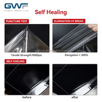 Film de protection de peinture transparent TPU PPF auto-réparateur, imperméable, anti-rayures pour voiture, moto, vélo