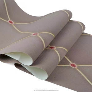 0.53*10 M วอลล์เปเปอร์ขายส่ง 5D หนังนิ่มวอลล์เปเปอร์ห้องนั่งเล่นหรูหราวอลล์เปเปอร์/เคลือบผนังสําหรับตกแต่ง - Product Image 3