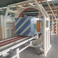 Ligne de production automatique de plaques de plâtre recouvertes de papier avec contrôle PLC, équipement de construction de haute précision